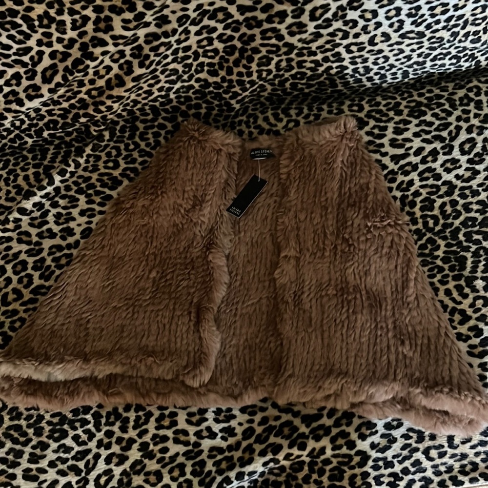 Valerie Stevens Rabbit Fur Cape